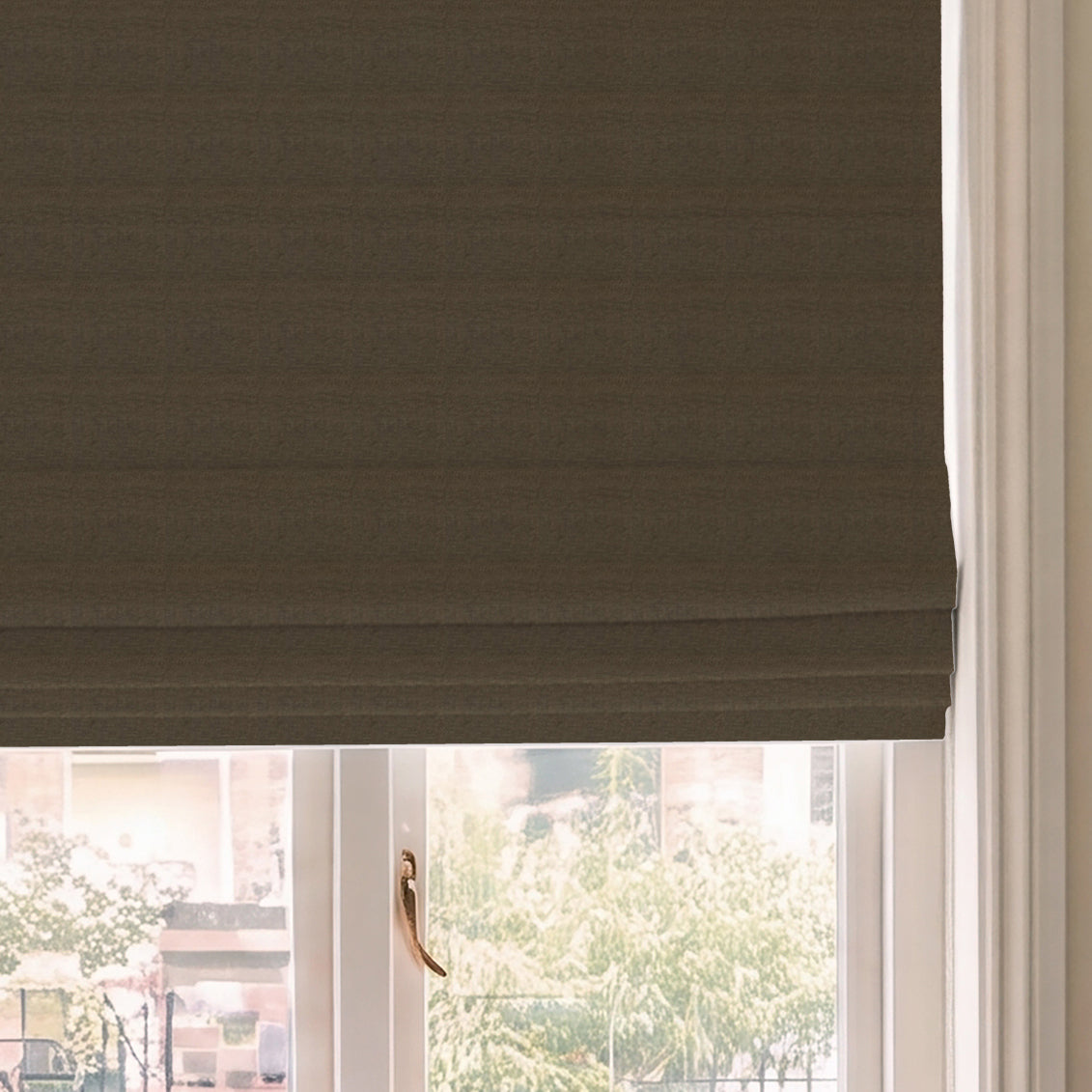 HOUSE Llewelyn-Bowen Tetbury Made To Measure Roman Blind Chestnut