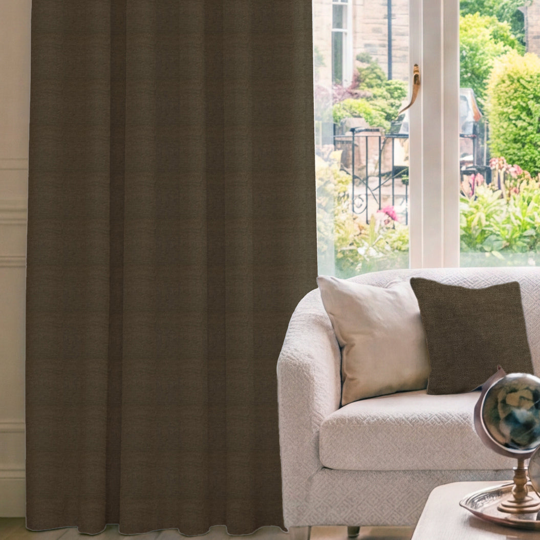 HOUSE Llewelyn-Bowen Tetbury Made To Measure Curtains Chestnut
