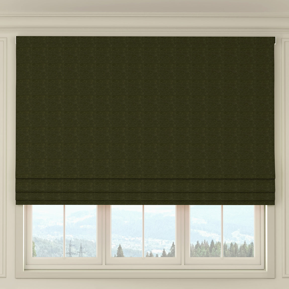 HOUSE Llewelyn-Bowen Tetbury Made To Measure Roman Blind Winter Moss