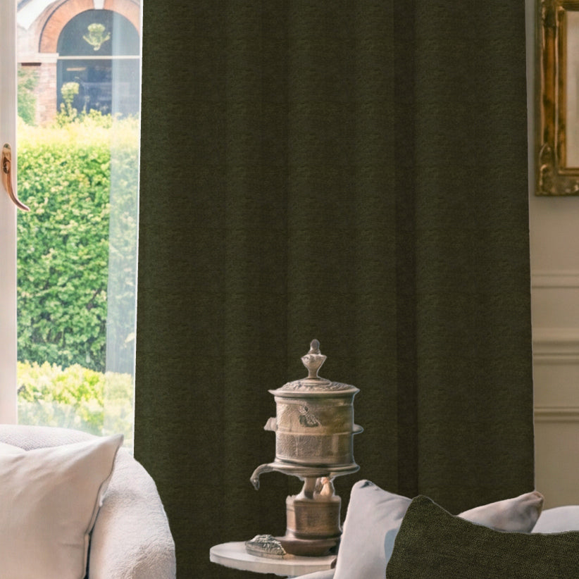 HOUSE Llewelyn-Bowen Tetbury Made To Measure Curtains Winter Moss