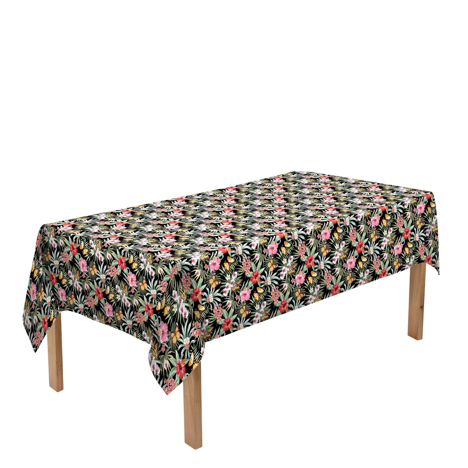 Summer Oblong Table Cloth Flutterby
