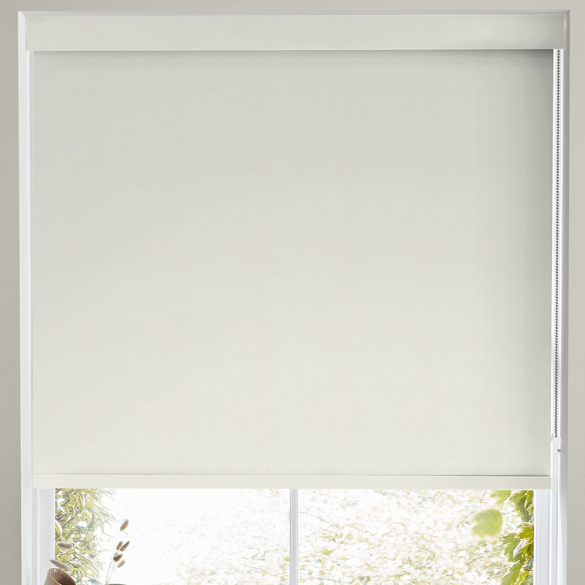 Optic Made to Measure Blackout Roller Blind Beige