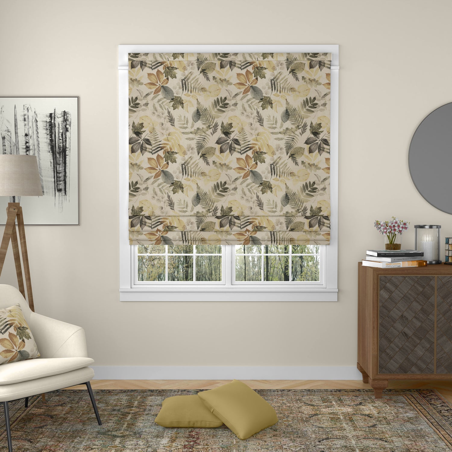 ANTE DECOR Folium Made To Measure Roman Blind Shiraz