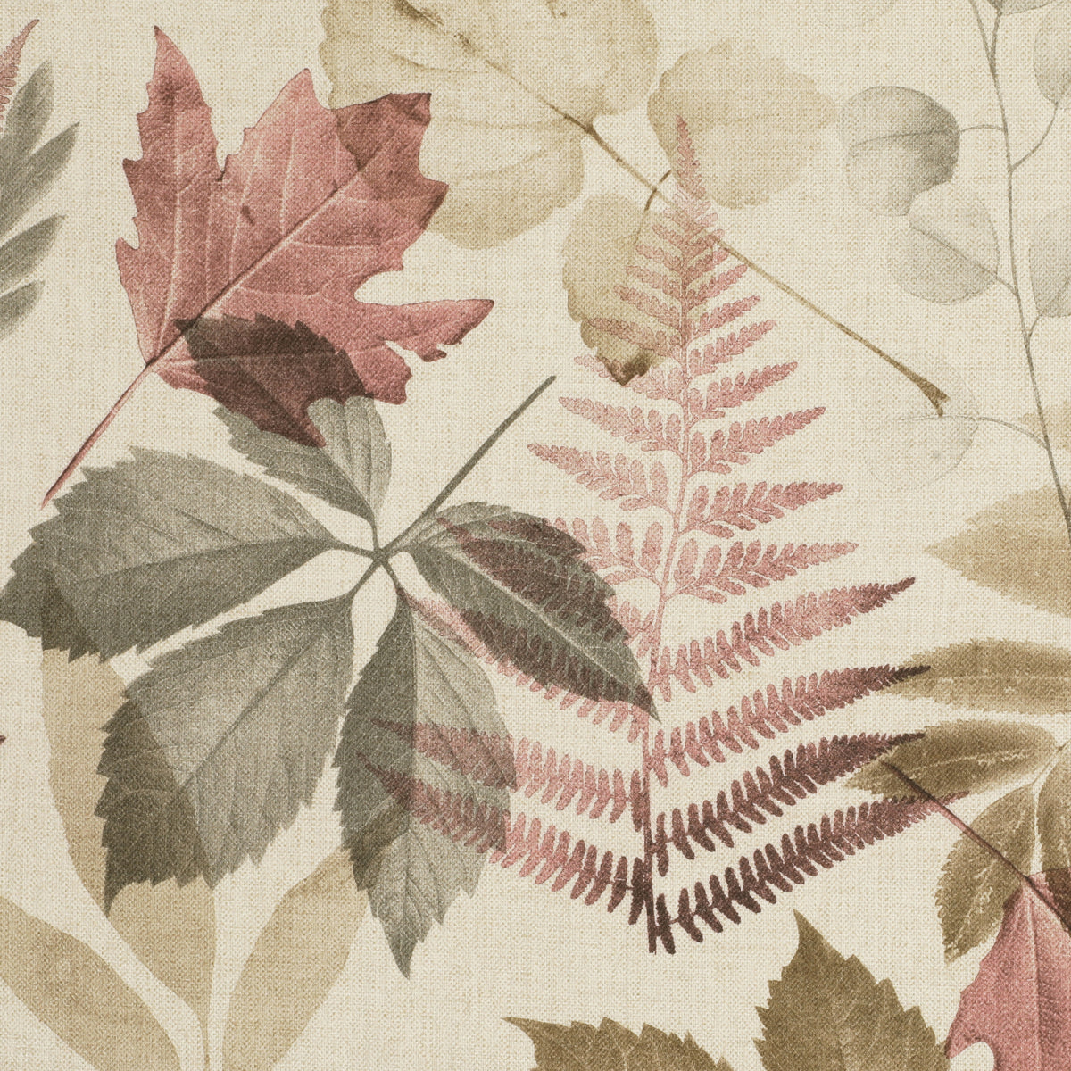 ANTE DECOR Folium Fabric Berry