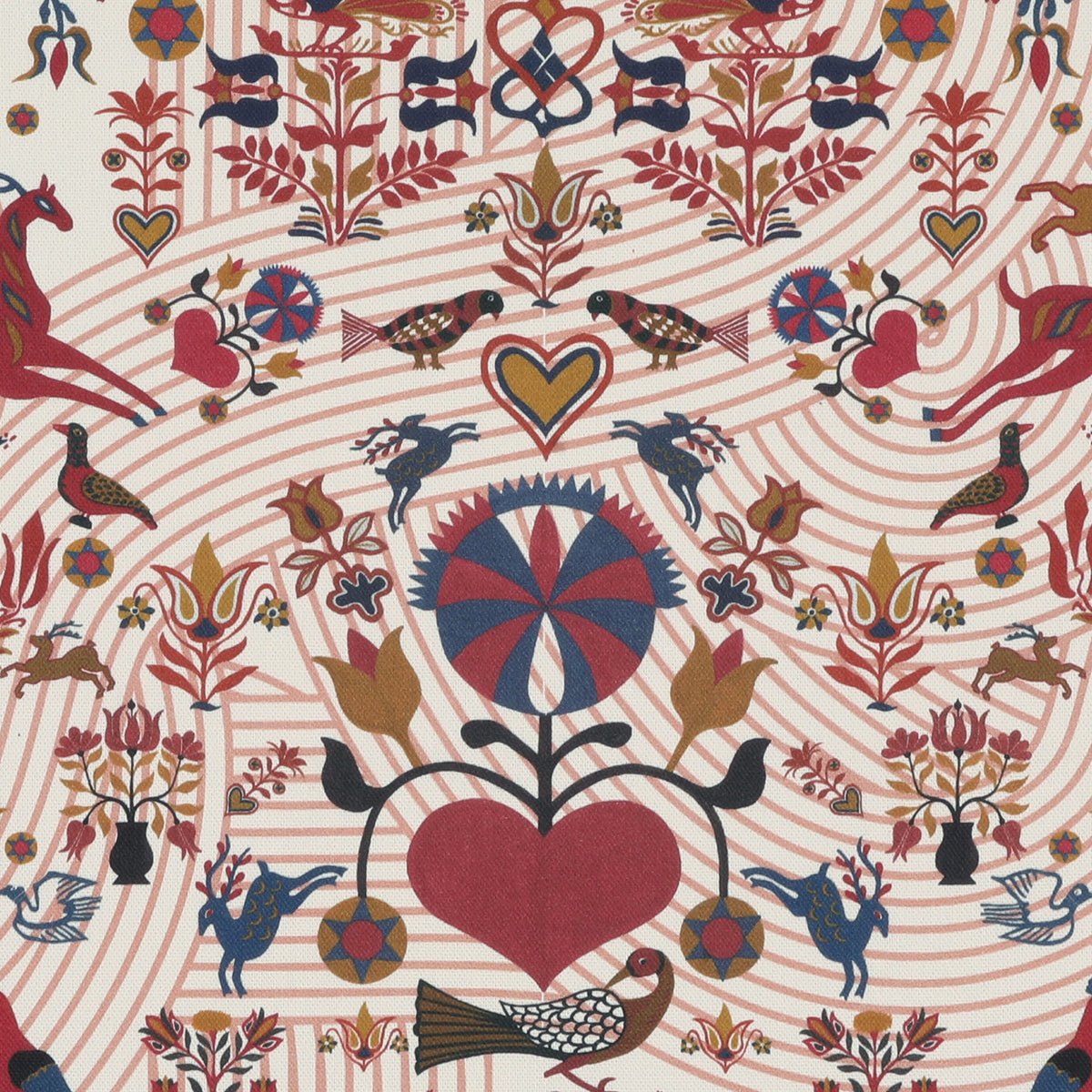 Carrie Neely Folk Made To Measure Curtains Ruby