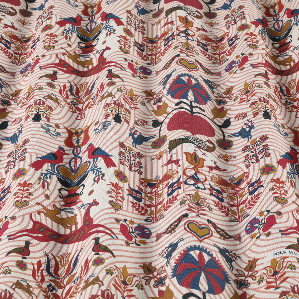 Carrie Neely Folk Made To Measure Curtains Ruby