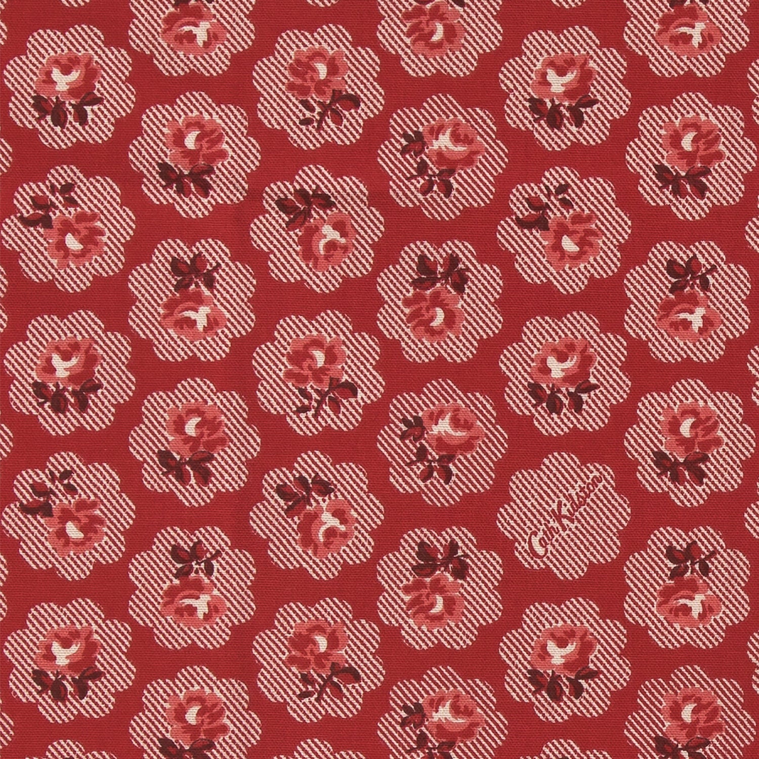 Cath Kidston Freston Rose Made to Measure Roman Blind Red