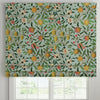 ANTE DECOR Fruit Orange Printed Cotton Made To Measure Roman Blind Cornflower Blue