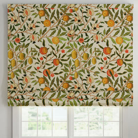 ANTE DECOR Fruit Orange Printed Cotton Made To Measure Roman Blind Summer