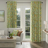 ANTE DECOR Fruit Orange Printed Cotton Made To Measure Curtains Pistachio