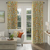 ANTE DECOR Fruit Orange Printed Cotton Made To Measure Curtains Summer