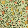 ANTE DECOR Fruit Orange Printed Cotton Made To Measure Roman Blind Pistachio