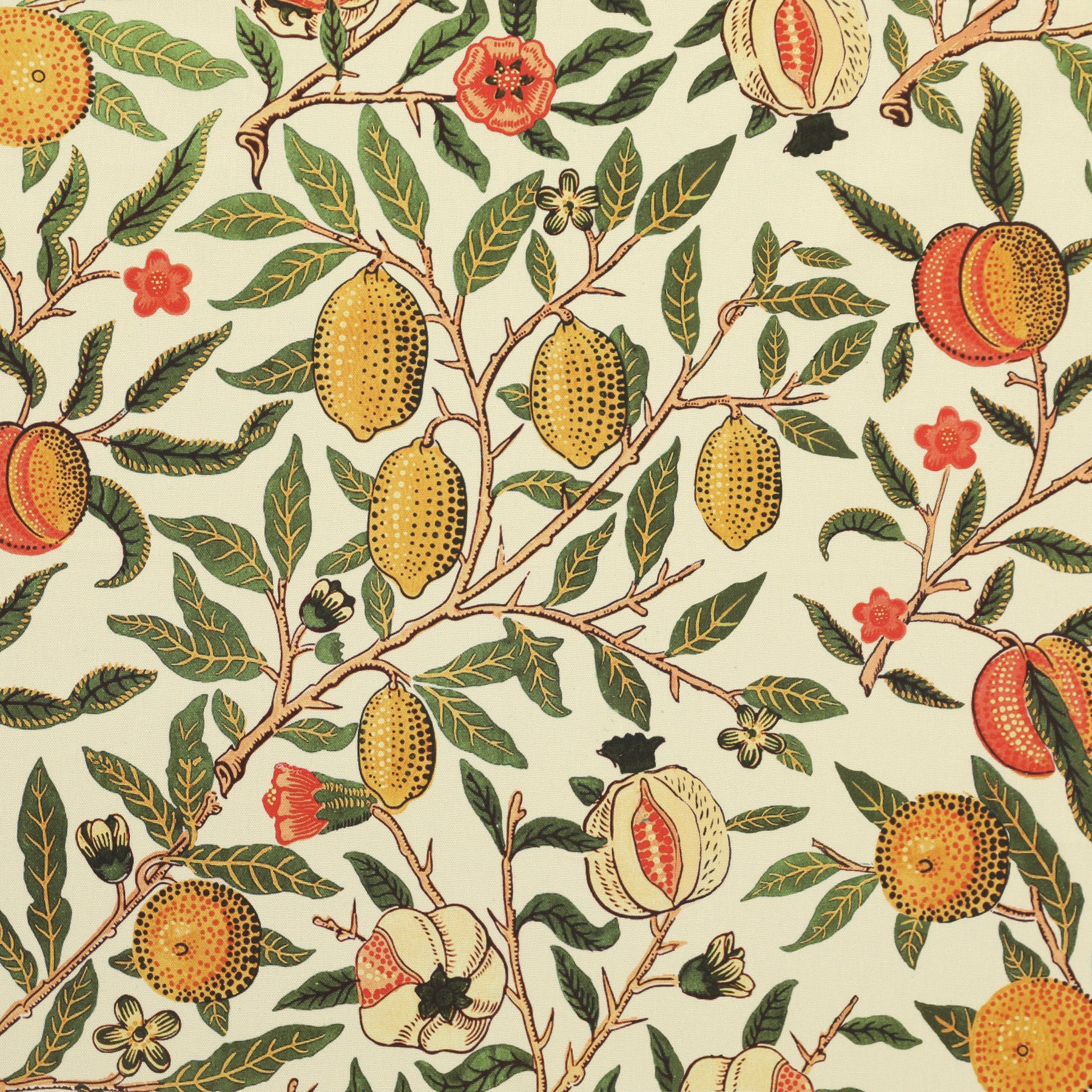ANTE DECOR Fruit Orange Printed Cotton Made To Measure Roman Blind Summer