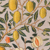 William Morris Fruit Orange Printed Cotton Fabric Orange