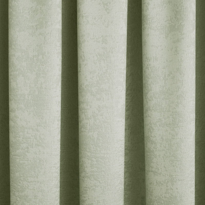 Fusion Galaxy Dimout Ready Made Pencil Pleat Curtains Green
