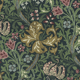 William Morris Golden Lily Fabric Ochre