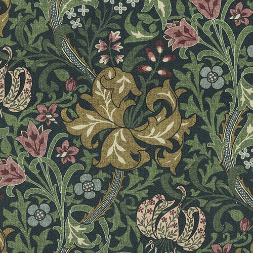 William Morris Golden Lily Fabric Ochre