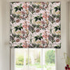 Linda Barker Grandi Floral Velvet Made To Measure Roman Blind Champagne