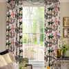Linda Barker Grandi Floral Velvet Made To Measure Curtains Champagne