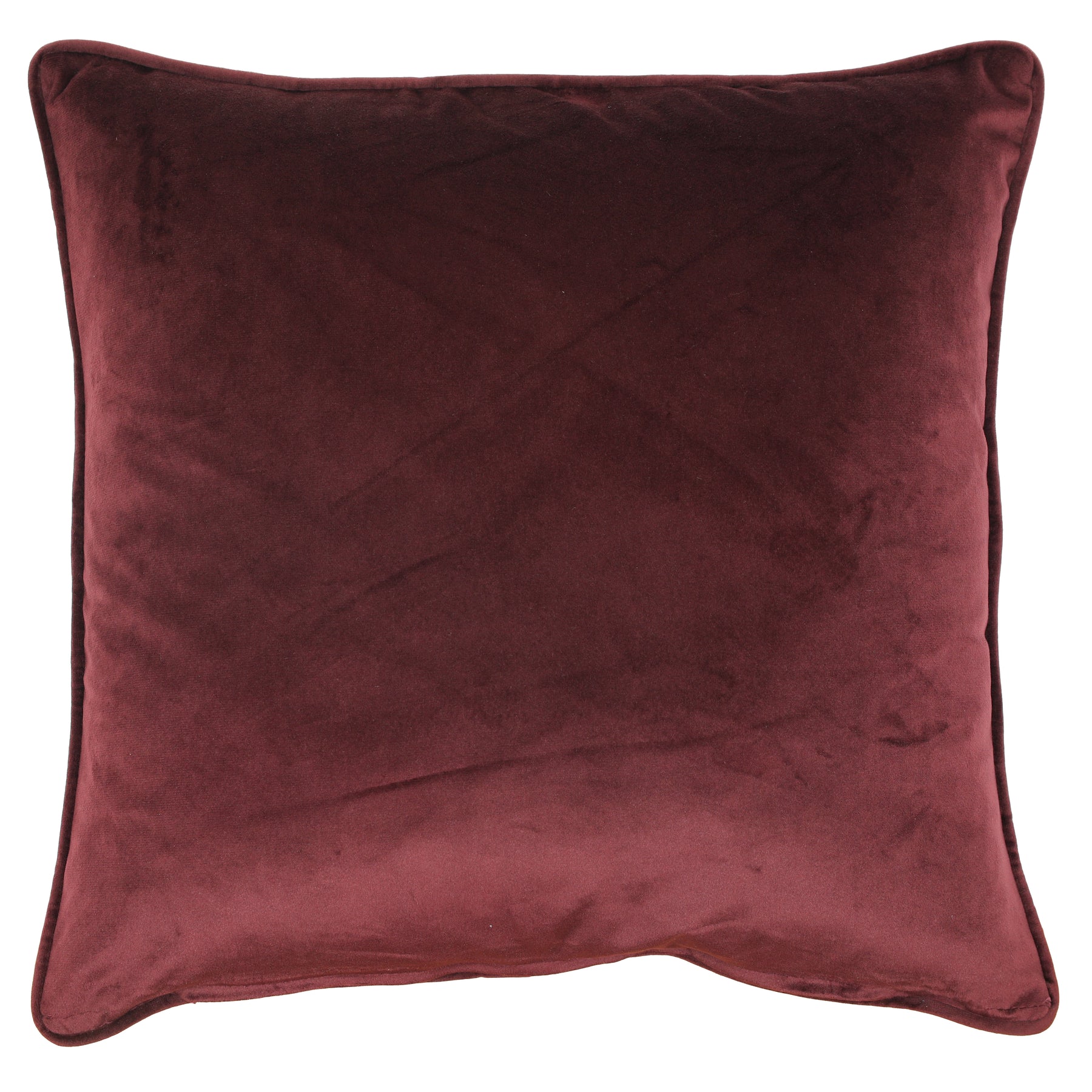 Linda Barker Grandi Floral Velvet 45cm x 45cm Filled Cushion Champagne