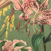 Linda Barker Grandi Floral Velvet Fabric Sage