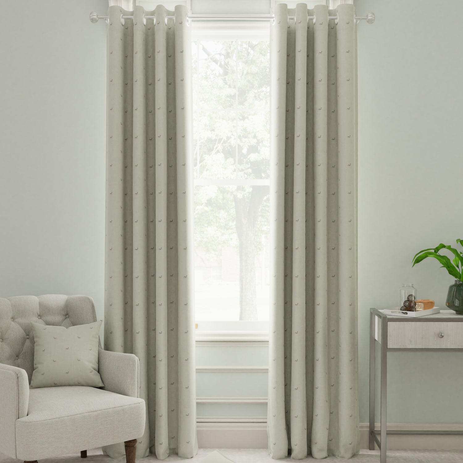 Sophie Allport Hare Made to Measure Curtain Linen