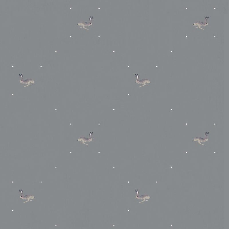 Sophie Allport Hare Made to Measure Roman Blind Teal Blue
