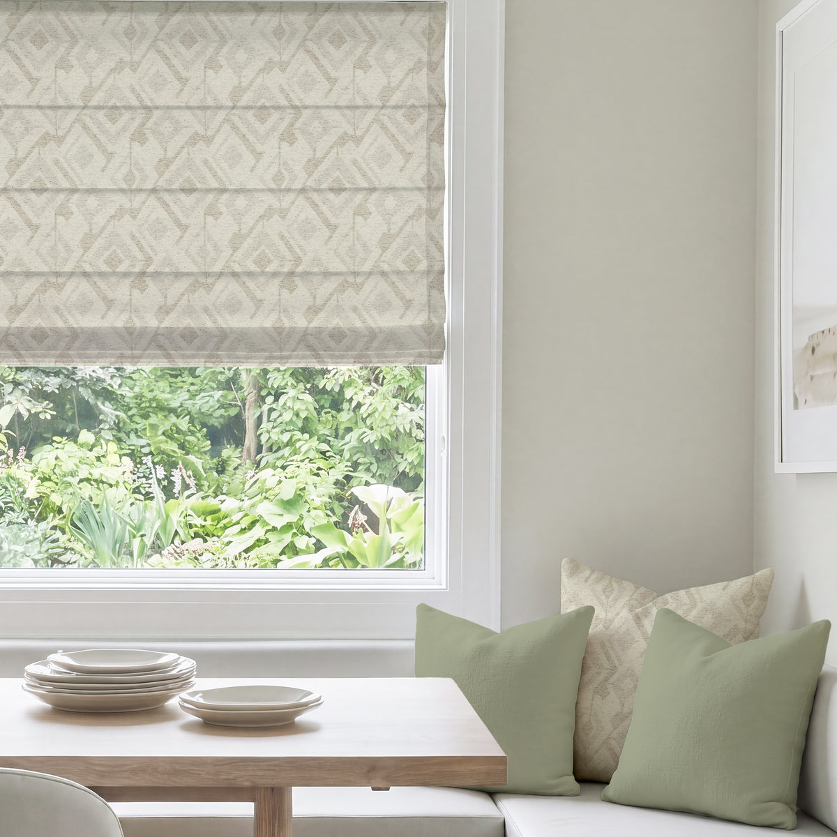 ANTE DECOR PREMIUM Haze Woven Made To Measure Roman Blind Lino