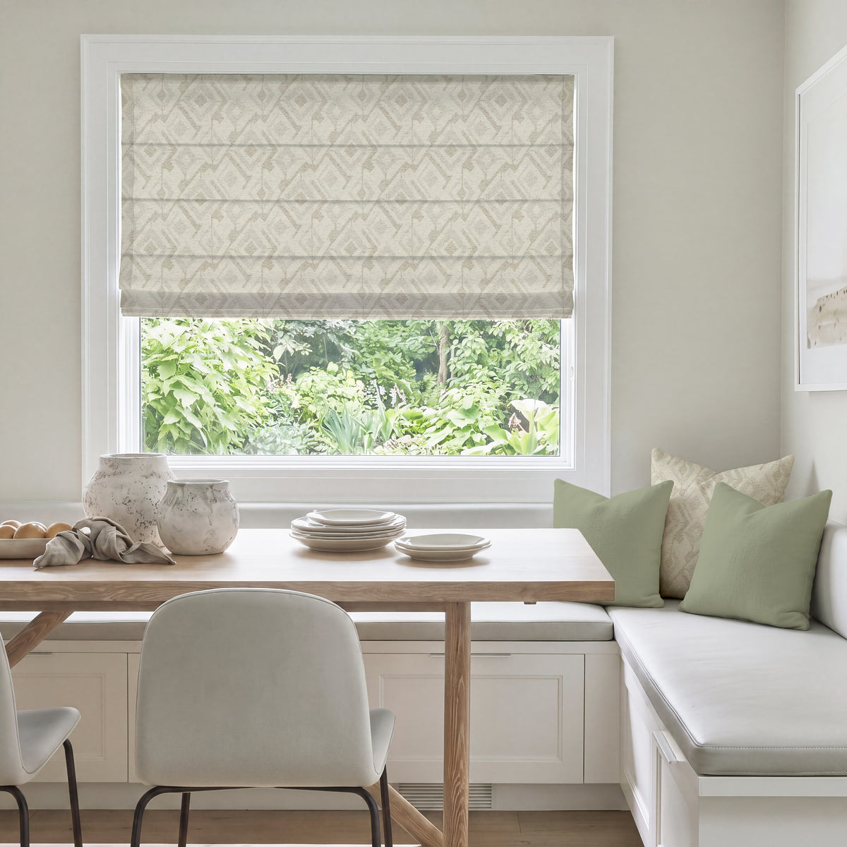 ANTE DECOR PREMIUM Haze Woven Made To Measure Roman Blind Lino