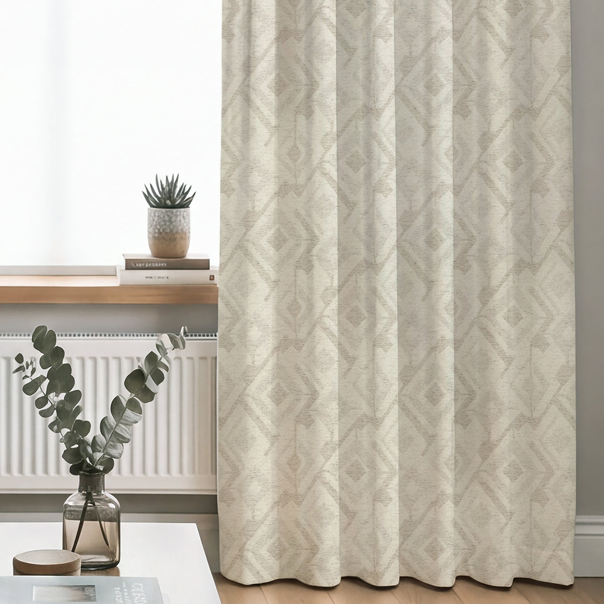 ANTE DECOR PREMIUM Haze Woven Made To Measure Curtains Lino