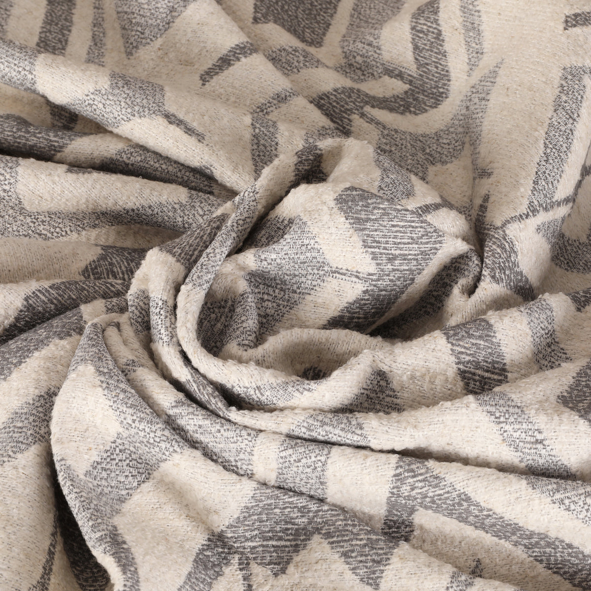ANTE DECOR Premium Haze Woven Fabric Grey