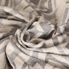 ANTE DECOR Premium Haze Woven Fabric Grey