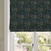 HOUSE Llewelyn-Bowen Hedgerovia Printed Velvet Made To Measure Roman Blind Verdigris
