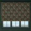HOUSE Llewelyn-Bowen Hedgerovia Printed Velvet Made To Measure Roman Blind Tangelo