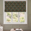 HOUSE Llewelyn-Bowen Hedgerovia Printed Velvet Made To Measure Roman Blind Tangelo