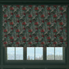 HOUSE Llewelyn-Bowen Hedgerovia Printed Velvet Made To Measure Roman Blind Rosetint