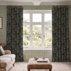 HOUSE Llewelyn-Bowen Hedgerovia Printed Velvet Made To Measure Curtains Rosetint