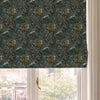 HOUSE Llewelyn-Bowen Hedgerovia Printed Velvet Made To Measure Roman Blind Tropicana