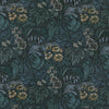 HOUSE Llewelyn-Bowen Hedgerovia Printed Velvet Made To Measure Roman Blind Verdigris