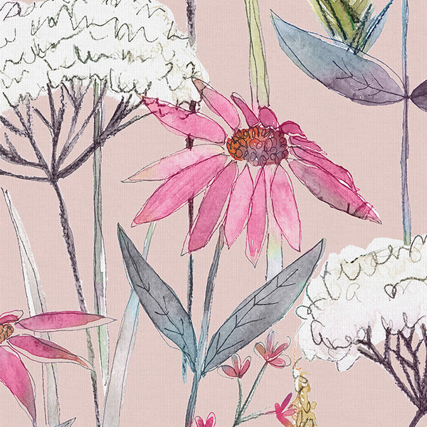 Voyage Hermione Made to Measure Blackout Roller Blind Blush