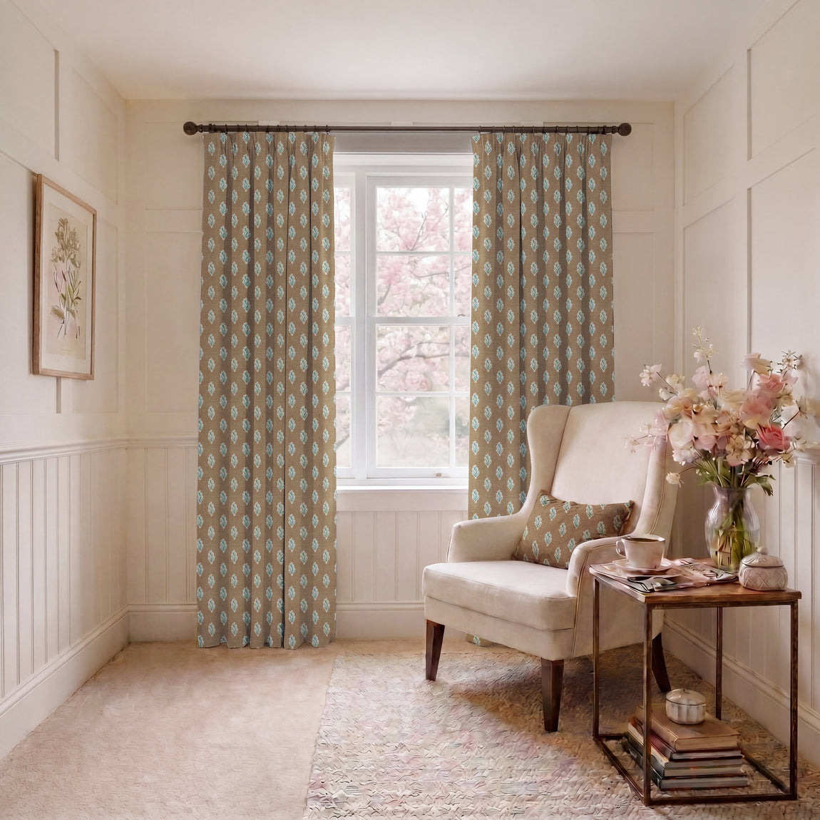 ANTE DECOR Hidcote Fabric Autumn