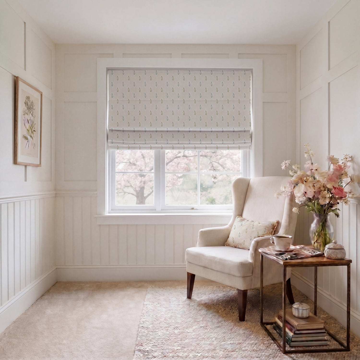 ANTE DECOR Hidcote Fabric Ecru