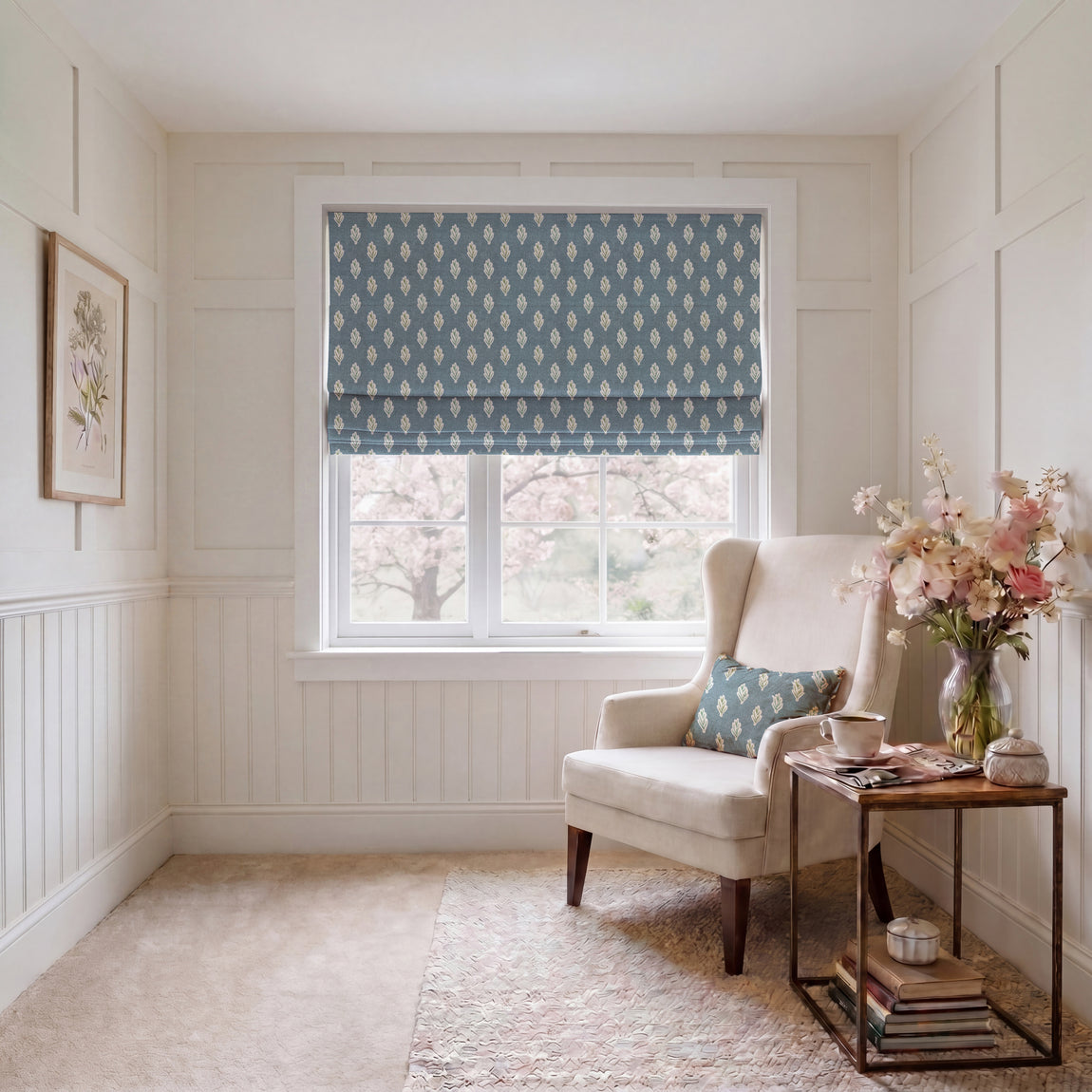 ANTE DECOR Hidcote Fabric Hyacinth