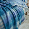 Bluebellgray Highland Check 130cm x 170cm Throw Sea Blue