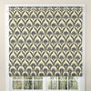 ANTE DECOR Highland Thistle Made To Measure Roman Blind Cream Blue