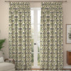 ANTE DECOR Highland Thistle Made To Measure Curtains Cream Blue