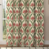 ANTE DECOR Highland Thistle Made To Measure Curtains Cream Red