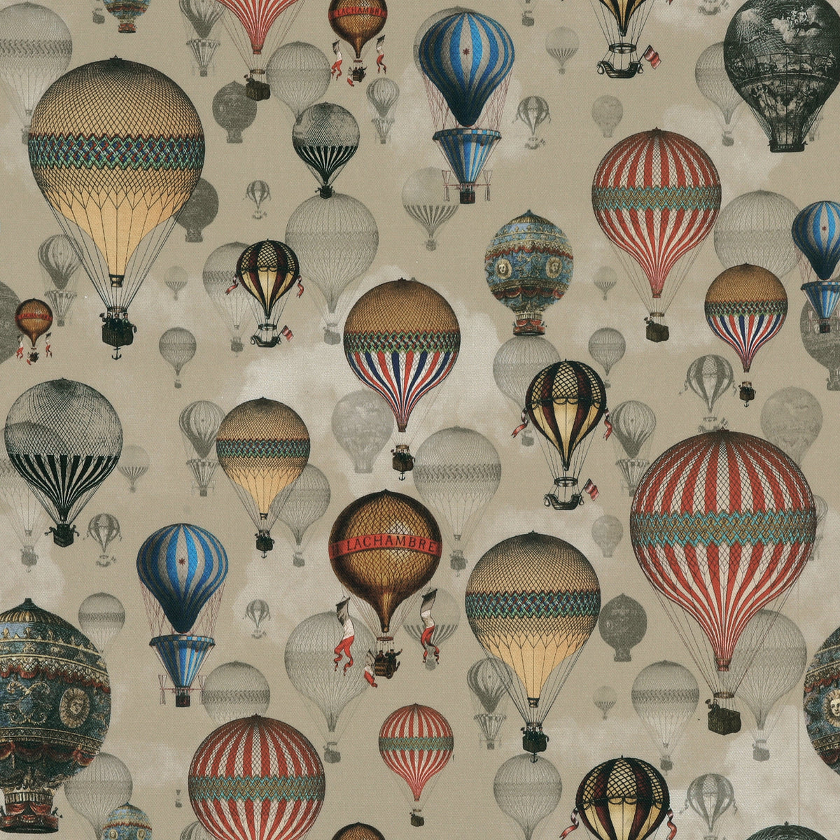 Carrie Neely Hot Air Balloon Made To Measure Curtains Vintage