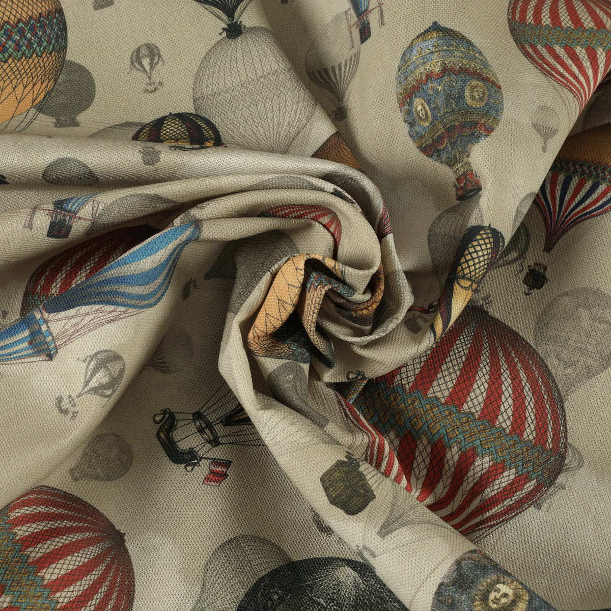 Carrie Neely Hot Air Balloon Made To Measure Curtains Vintage