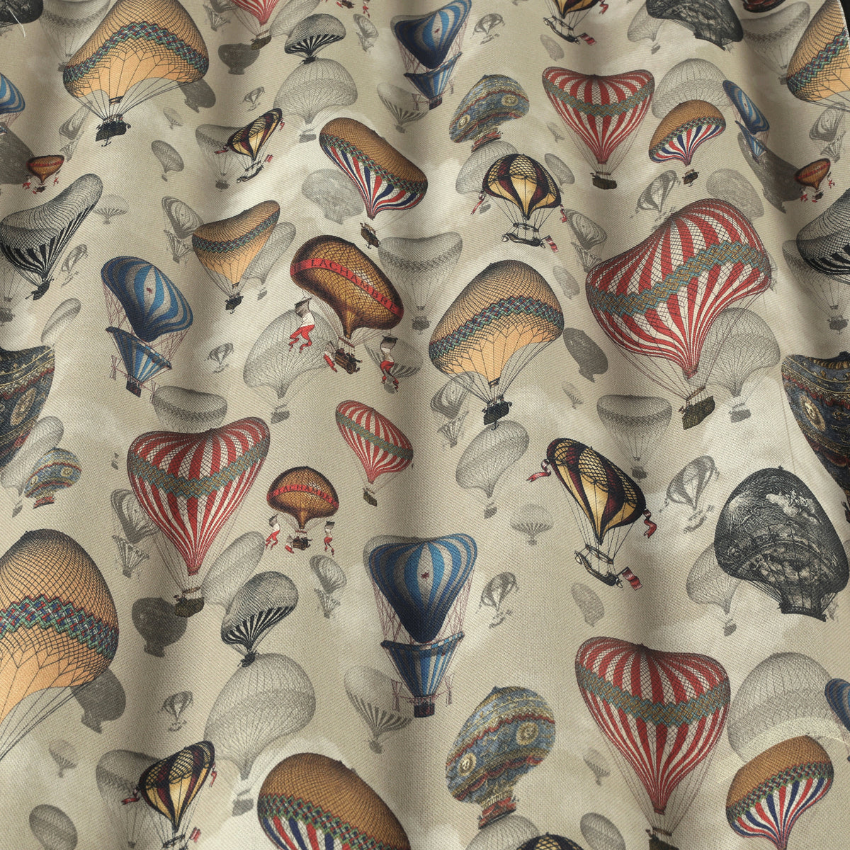 Carrie Neely Hot Air Balloon Fabric Vintage
